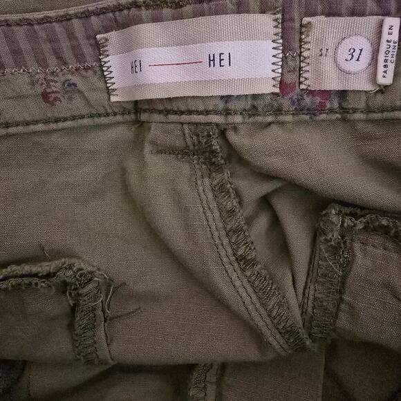 Anthropologie Hei Hei Westport Zip Cargo Pants - Picture 5 of 8
